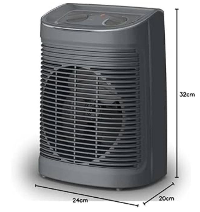 Chauffage Soufflant 2400w Gris Foncé - SO6511F2